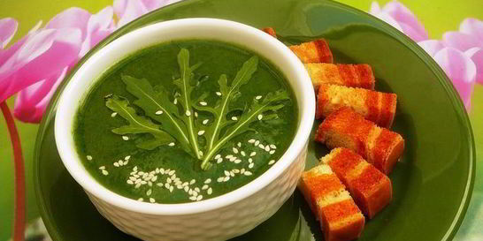 Суп-пюре из руколы