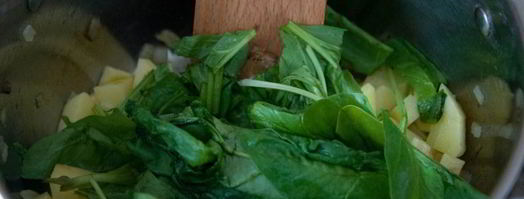 суп пюре из шпината. Шаг 7