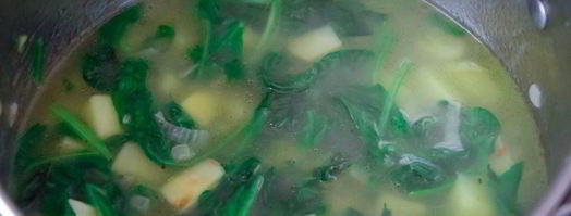 суп пюре из шпината. Шаг 10