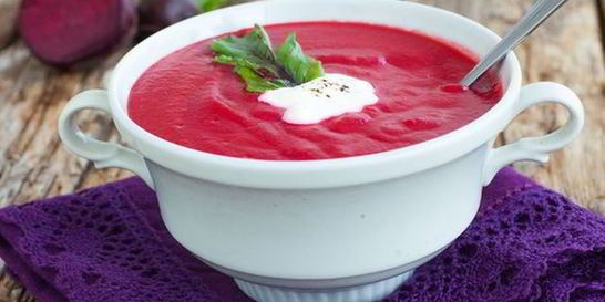 Суп-пюре из свеклы