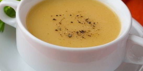 Суп-пюре из тыквы с помидорами