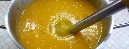 суп пюре из тыквы с яблоками и мускатным орехом. Шаг 9