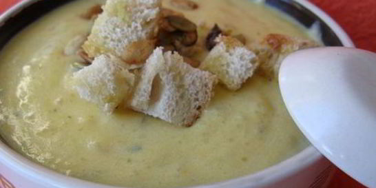 Суп-пюре из тыквы с эстрагоном