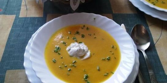 Суп-пюре из тыквы