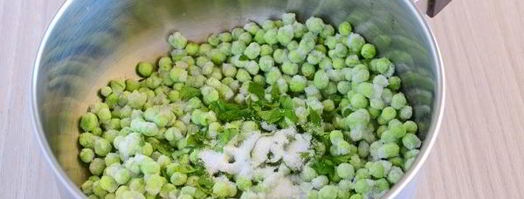 суп-пюре из замороженного зеленого горошка. Шаг 6