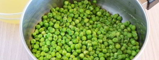 суп-пюре из замороженного зеленого горошка. Шаг 8