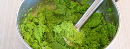 суп-пюре из замороженного зеленого горошка. Шаг 9