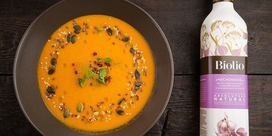 Суп-пюре из запеченных овощей