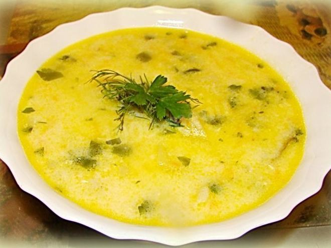 Рецепт супа пюре с брокколи креветками и сыром