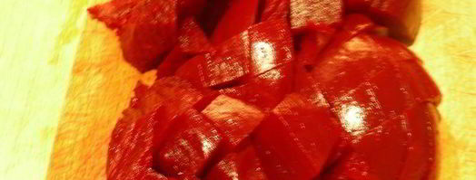 свекольный суп-пюре с яблоком и тимьяном. Шаг 3