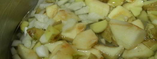 свекольный суп-пюре с яблоком и тимьяном. Шаг 5