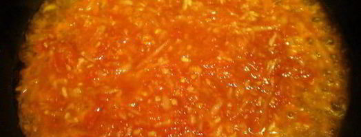 томатный суп-пюре с костным мозгом. Шаг 3