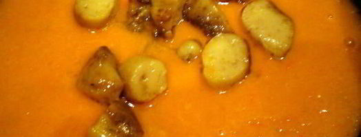 томатный суп-пюре с костным мозгом. Шаг 5