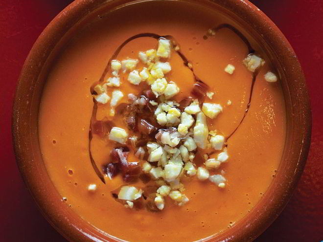 Рецепт томатного супа-пюре сальморехо