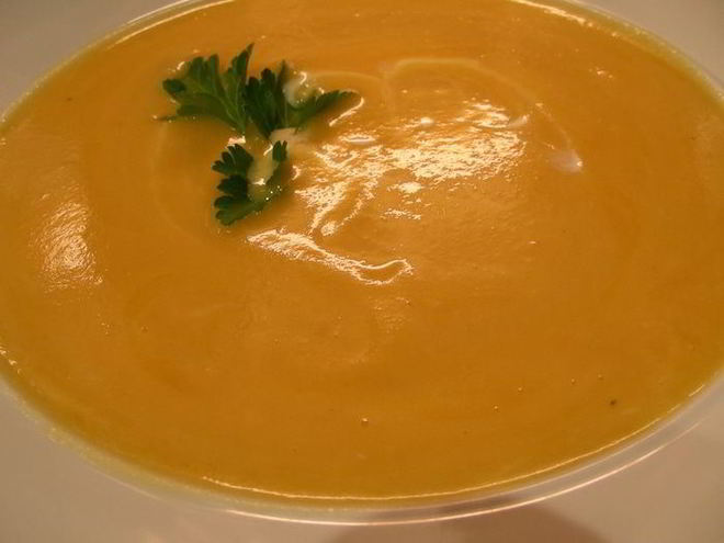 Рецепт тыквенно-сельдерейного суп-пюре