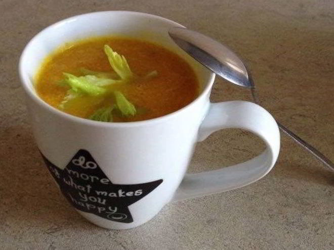 Рецепт тыквенного супа пюре с кокосовым молоком и кокосовым маслом