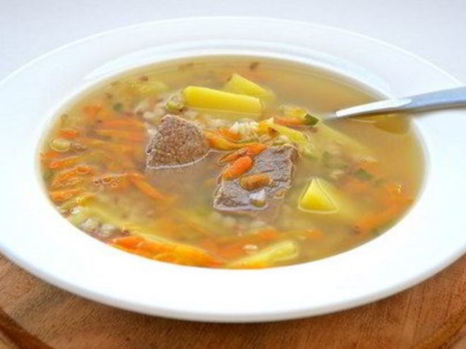 Рецепт супа с говядиной и гречкой