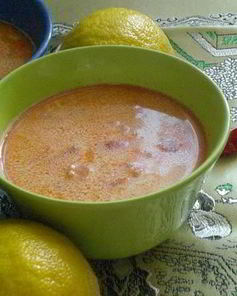 Суп с креветками