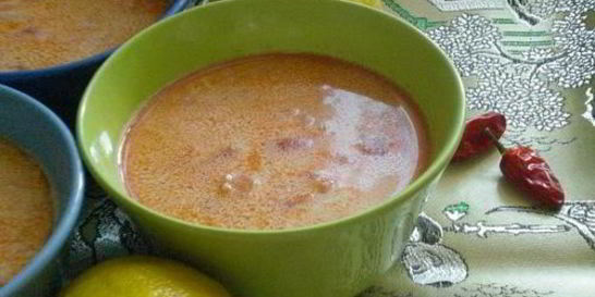 Суп с креветками