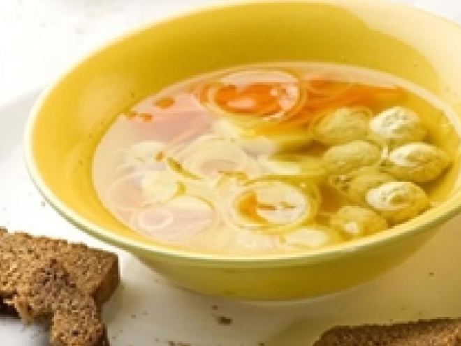 Рецепт супа с куриными фрикадельками
