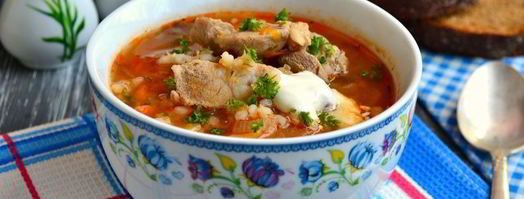 суп с перловкой и мясом. Шаг 10