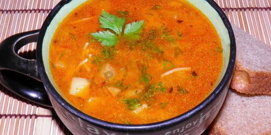 Суп с вермишелью в мультиварке