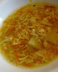 Суп с яйцом