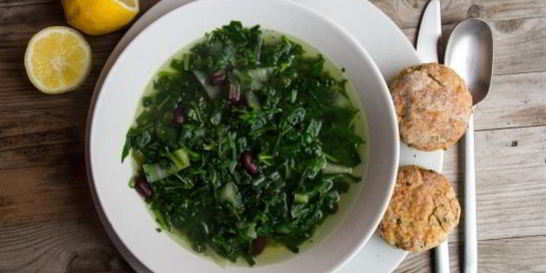 Суп с зеленью