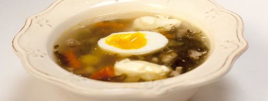 суп со щавелем и яйцом. Шаг 4