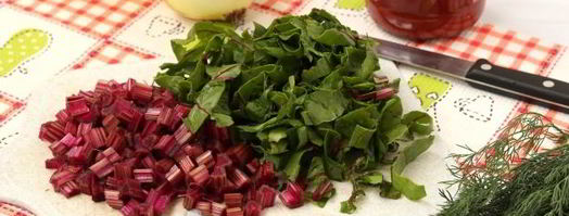 горячий свекольник с ботвой. Шаг 5