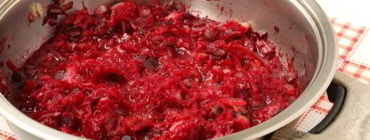 горячий свекольник с ботвой. Шаг 10