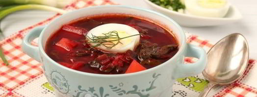 горячий свекольник с ботвой. Шаг 13