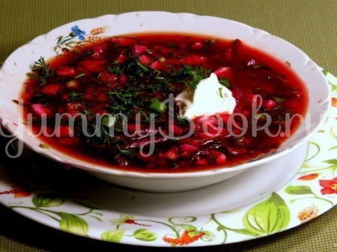 Рецепт холодного борща