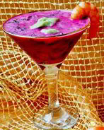 Холодный свекольник с креветками