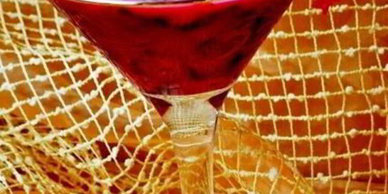 Холодный свекольник с креветками