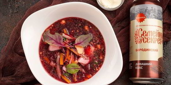 Освежающий свекольник с квасом