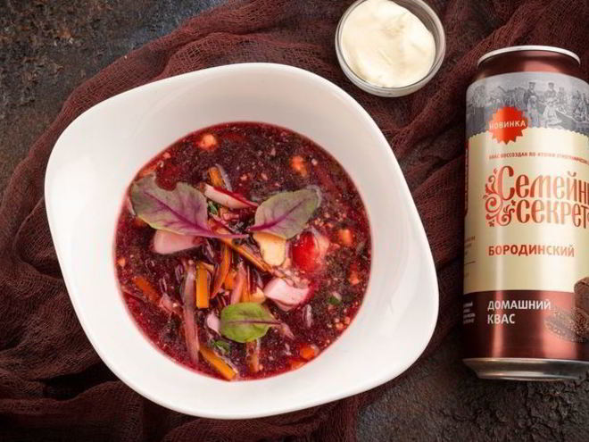 Рецепт освежающего свекольника с квасом