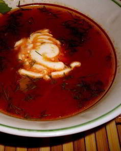 Свекольник горячий классический