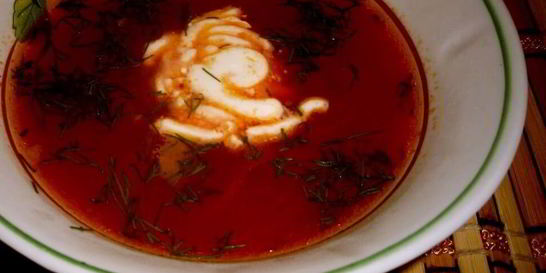 Свекольник горячий классический