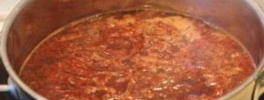 свекольник горячий с мясом. Шаг 5