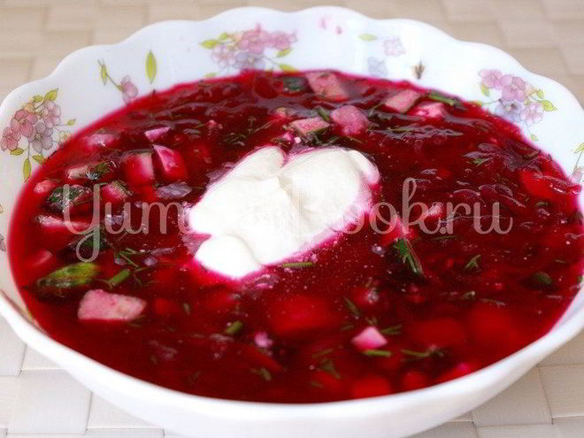 Рецепт свекольника — холодника по-белорусски