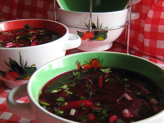 Рецепт свекольника холодного