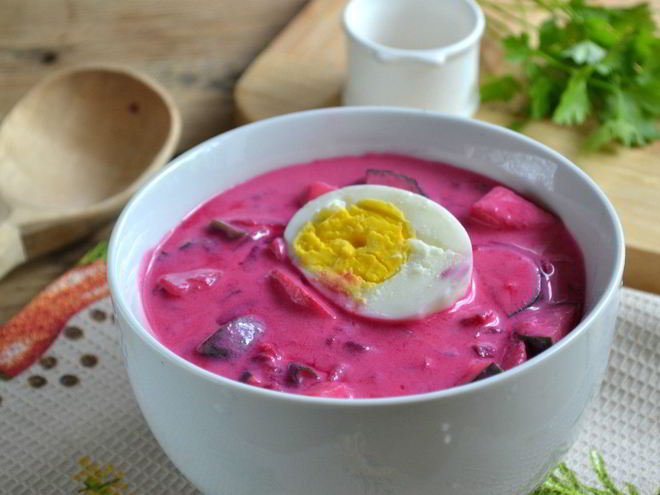 Рецепт свекольника классического холодного