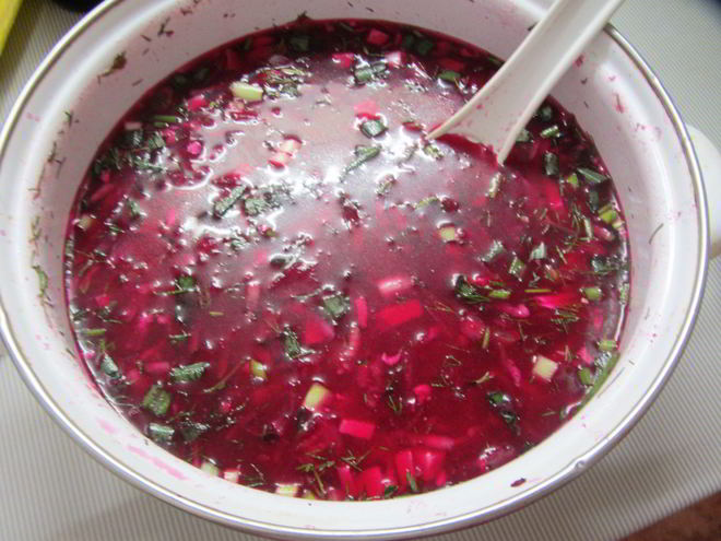 Рецепт свекольника летнего