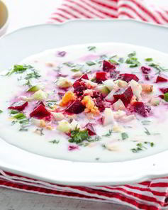 Свекольник на кефире