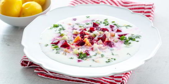 Свекольник на кефире