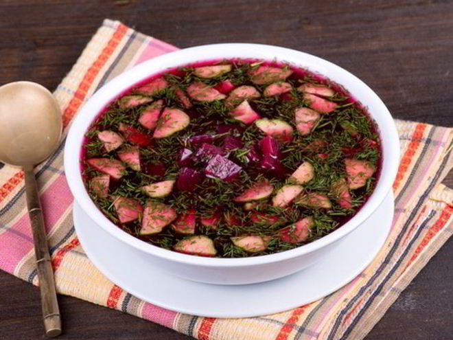 Рецепт свекольника на квасе