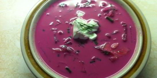 Свекольник по-литовски