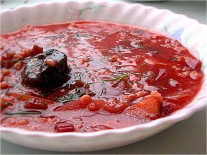 Рецепт свекольника постного по старорусски