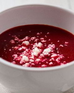 Свекольник с фетой